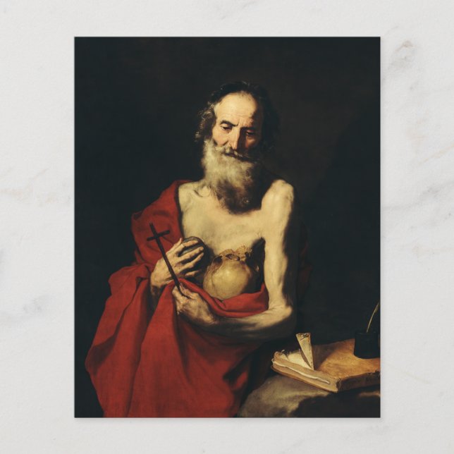 Santo Jerome por Jusepe de Ribera (Frente)