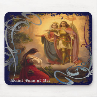 Santo Joana do arco Mousepad