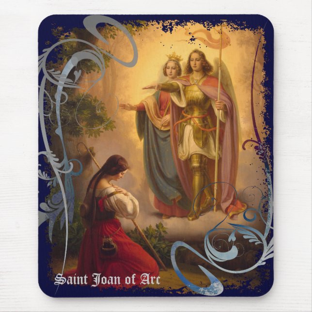 Santo Joana do arco Mousepad (Frente)