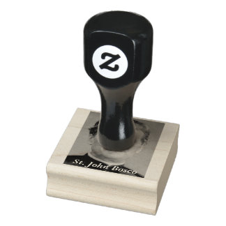 Santo John Bosco - Carimbo de borracha para retrat