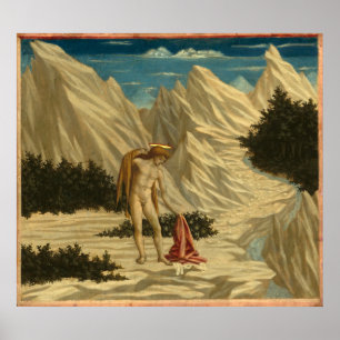 Santo John - Domenico Veneziano Fine Art Poster