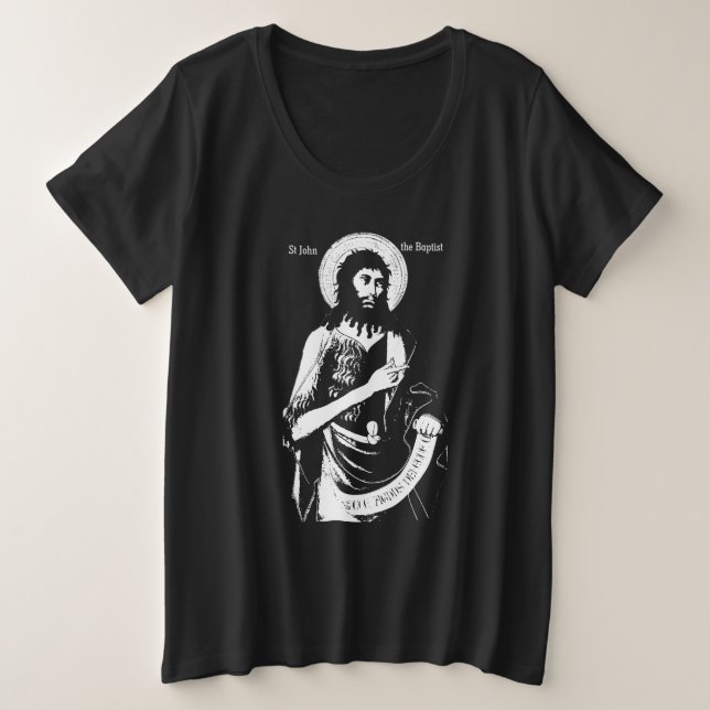 Santo John The Baptist T-Shirt (Frente do Design)
