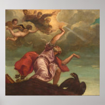 Santo John the Evangelist - Titian Fine Art Poster