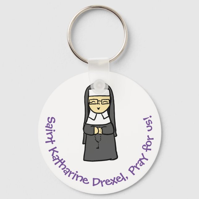 Santo Katharine Drexel Chaveiro (Frente)