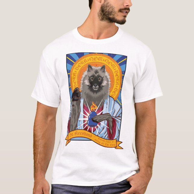 Santo Keeshond T-Shirt (Frente)