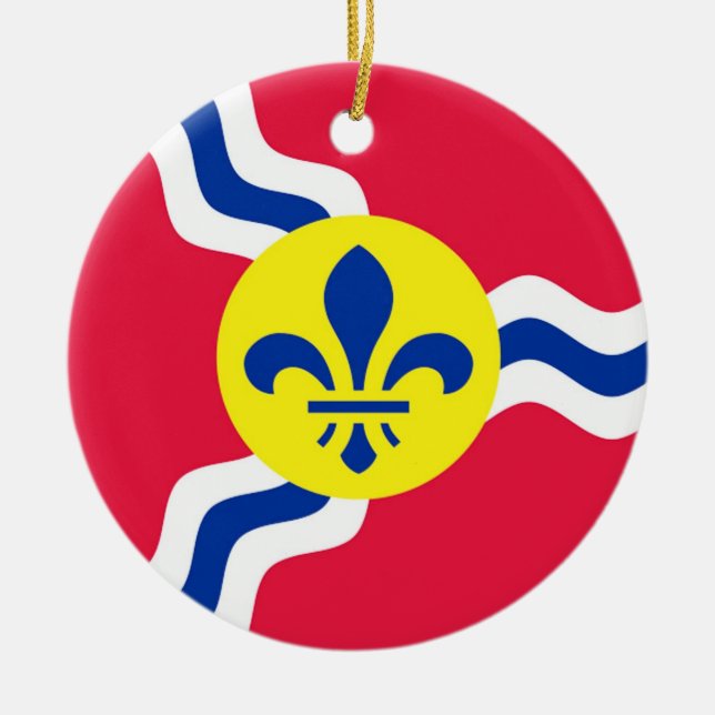 Santo Louis Flag, Rua Louis, Enfeites de natal, (Frente)