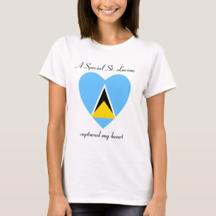 Santo Lucia Flag Sweetheart T-Shirt