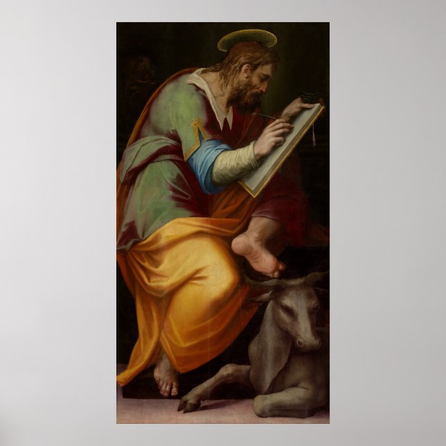 Santo Luke - Giorgio Vasari Fine Art Poster (Frente)