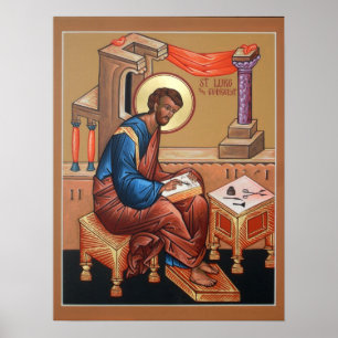 Santo Luke o poster do evangelista