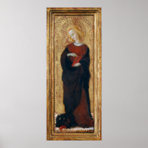 Santo Margaret - Sassetta Fine Art Poster