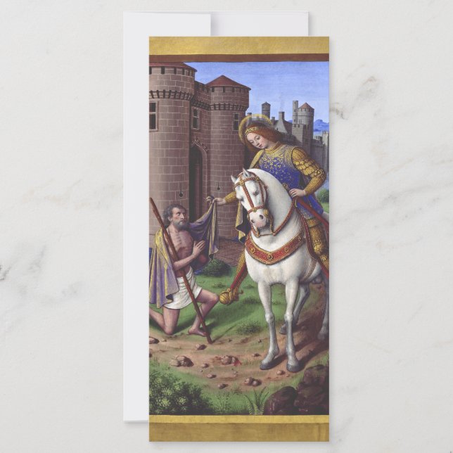 Santo Martin de Tours cortando seu manto em dois (Frente)