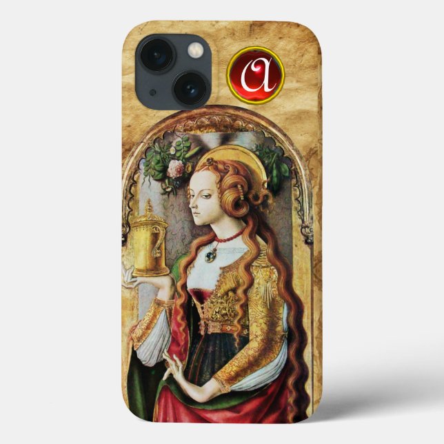 SANTO MARY MAGDALENE - Bergaminho Ruby Gem Monogra (Verso)