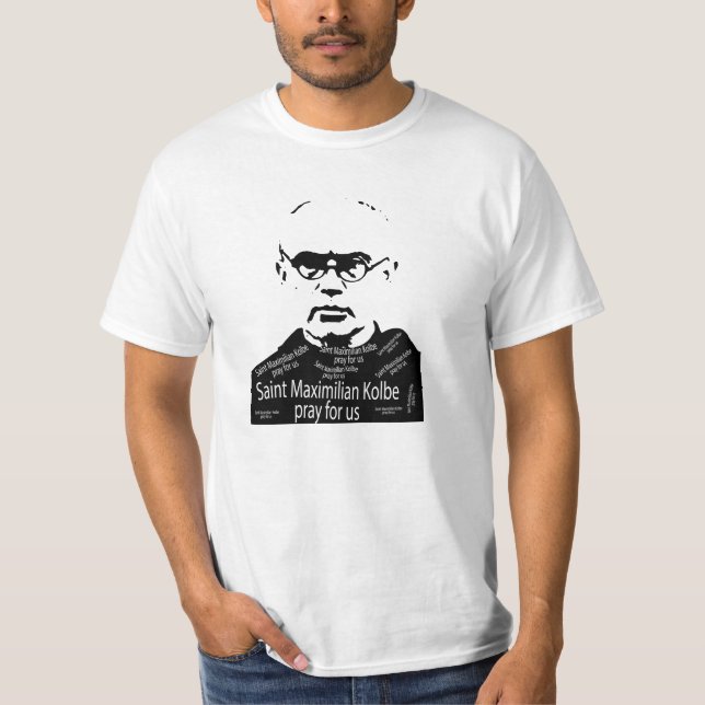 Santo Maxymilian Kolbe T-Shirt (Frente)