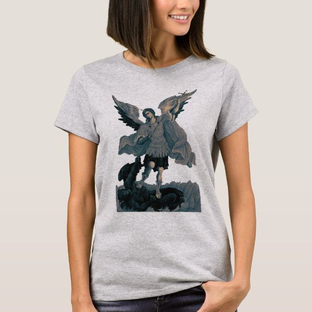 Santo Michael Archangel 2 Bolsa de laptop T-Shirt (Frente)