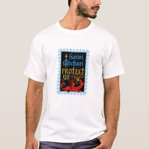 Santo Michael Protege-Nos T-Shirt