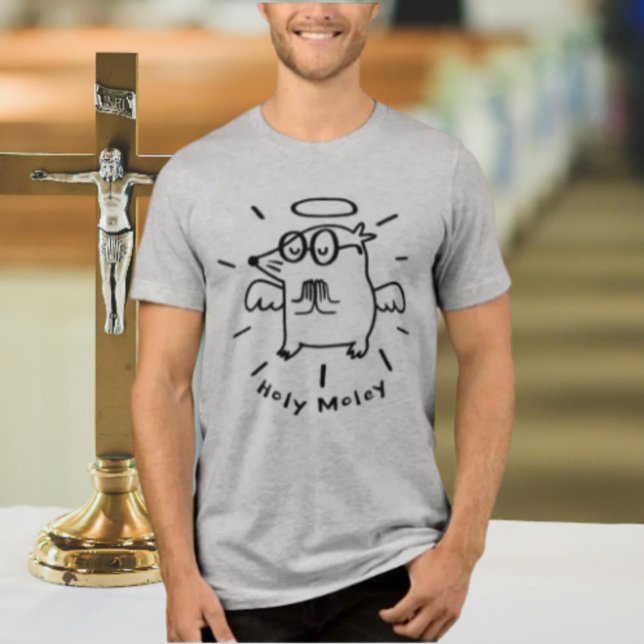 Santo Moley | Camisa de Ilustração Engraçada de An (Criador carregado)