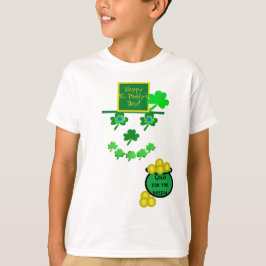 Santo Paddy's Day Shamrocks Humor T-Shirt