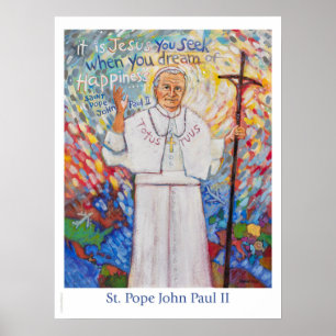 Santo Papa João Paulo II poster