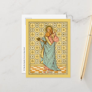 Santo Pedro o Apóstolo (RLS 14) Cartão Postal 2