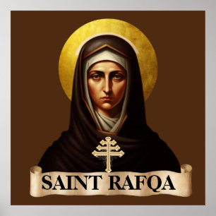 Santo Rafqa, Maronite Nun, Poster de 40" x 40"