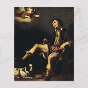 Santo Roch e o Anjo pela Cara François