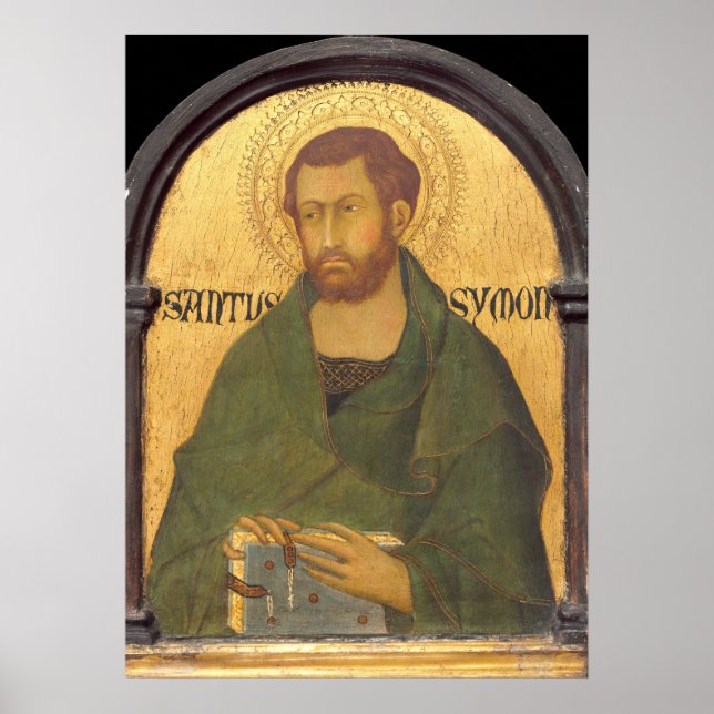 Santo Simon - Simone Martini Fine Art Poster (Frente)