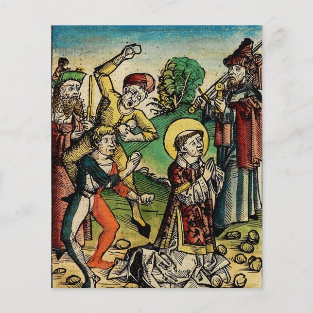Santo Stephen Protomartyr First Martyr (Frente)
