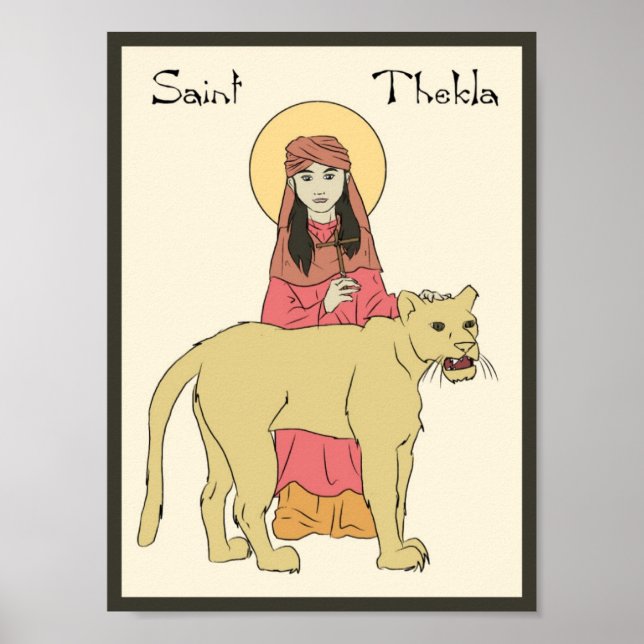 Santo Thekla Poster (Frente)
