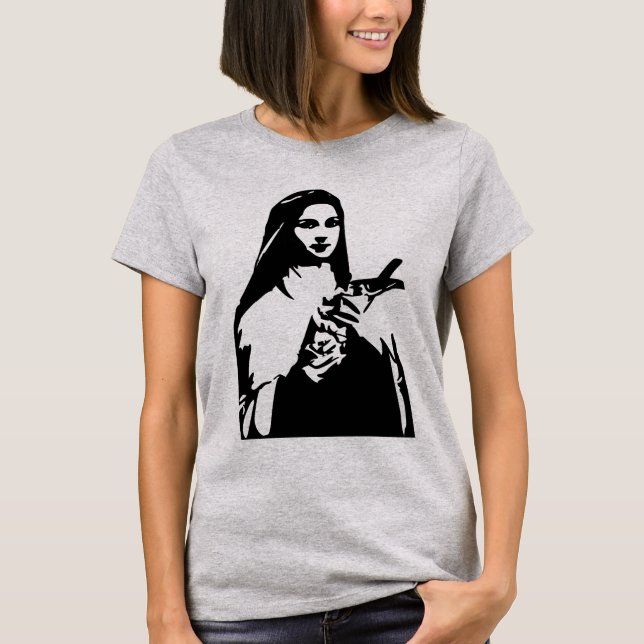 Santo Therese da camisa das senhoras de Lisieux (Frente)