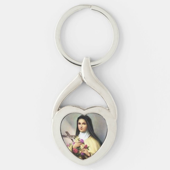 Santo Therese o chaveiro pequeno do coração da (Frente)