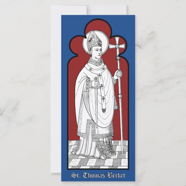 Santo Tomás Becket Segurando uma Espada (M 033) (Frente)