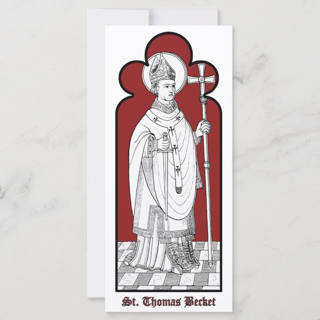 Santo Tomás Becket Segurando uma Espada (M 033) (Frente)
