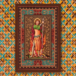 Santo Triumphant George Poster