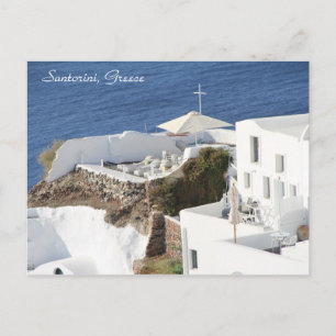 Santorini, Grécia, Fotografia, Cartão de Posto