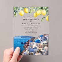 Santorini Grécia Limões Casamento