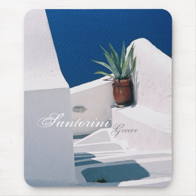 Santorini, piscina Mousepad (Frente)