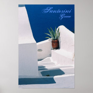 Santorini, poster da piscina