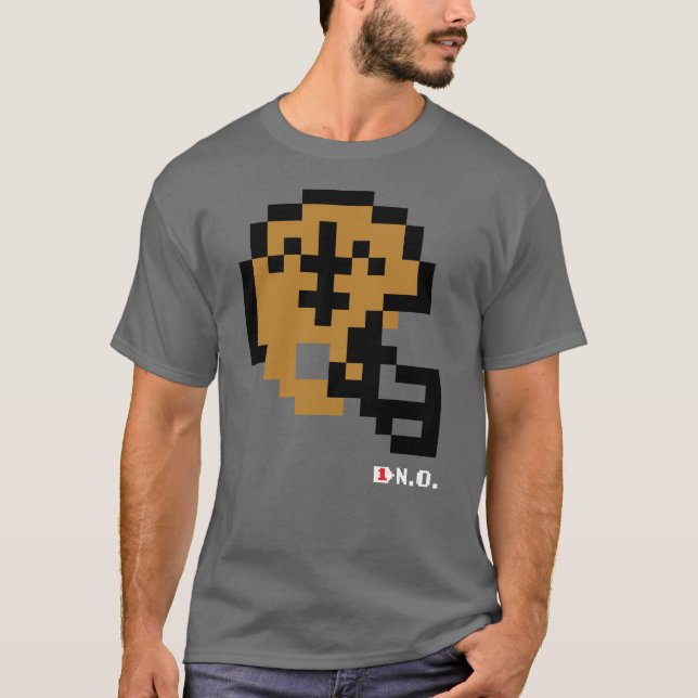 Santos Tecmo Bowl Helmet T-Shirt (Frente)