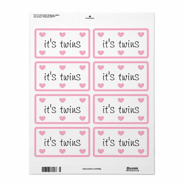 São adesivos gêmeos pelo dalDesignNZ (Toda a folha)