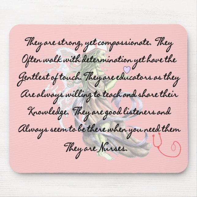 São enfermeiras.  Mousepad (Frente)