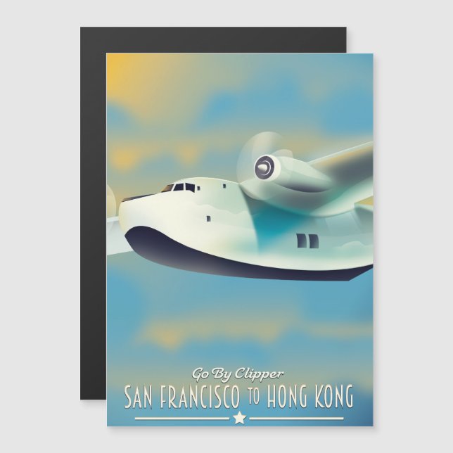 São Francisco para Hong Kong de clipper (Frente/Verso)