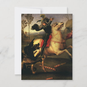 São Jorge lutando contra o Dragão por Rafael Sanzi