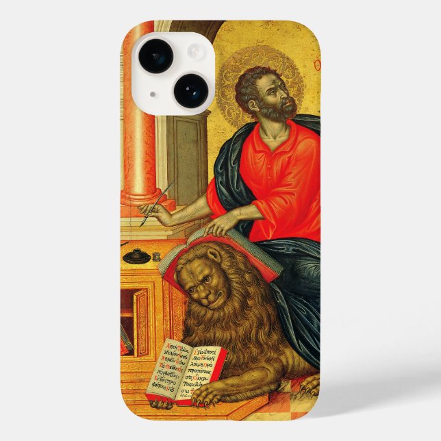 São Marcos Evangelista ícone ortodoxo (Verso)