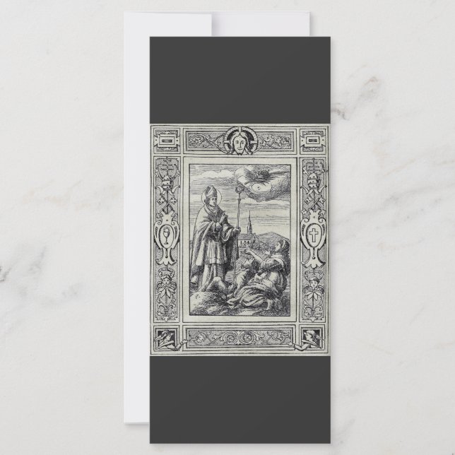São Valentim de Roma Gravura Arte Premium (Frente)