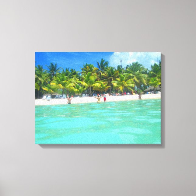 SAONA BEACH NA CANVAS 20 "x 16" (Frente)