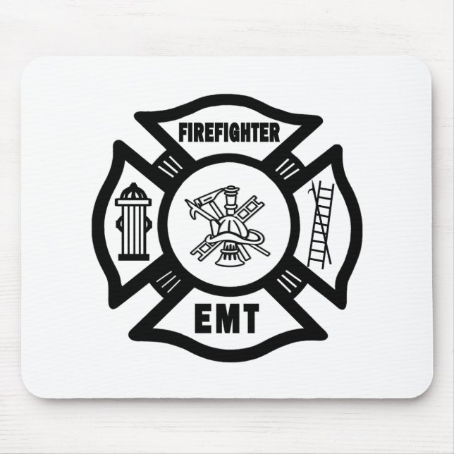 Sapador-bombeiro EMT Mousepad (Frente)