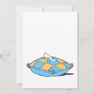 Sapatinho da Cinderela em Travesseiro Laranja Turq