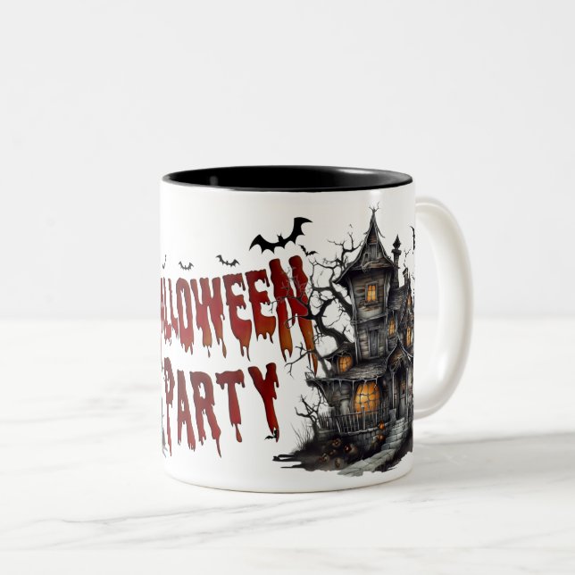 🎃 Sapatos com nossa caneca de Halloween (Frente Esquerda)