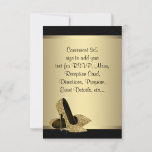 Sapatos de salto alto Black Gold RSVP