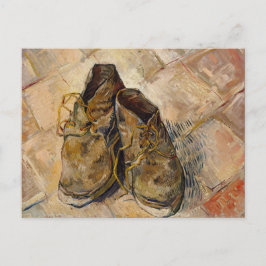 Sapatos de Vincent Van Gogh, cartão postal de 1886